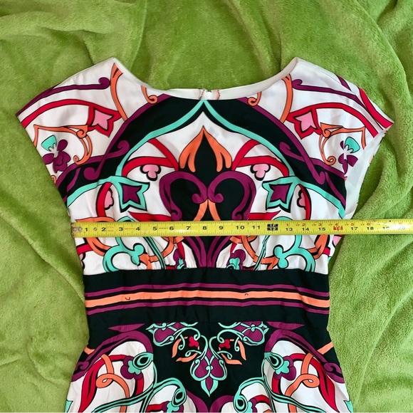 Vibrant Multicolor Dress size 10 - Picture 3 of 8